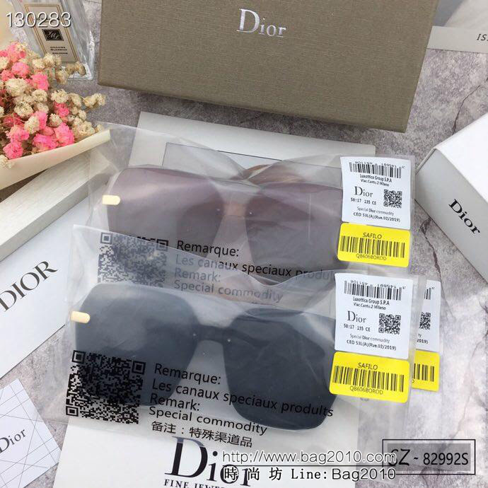 DIOR-迪奧 2019新款 太陽鏡 減輕強光負擔 遮擋有害光線防輻射 出行旅遊必備品 82992S  lly1732